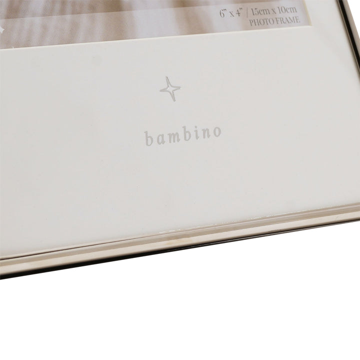 Bambino Silver Frame 6" x 4"  - Bambino