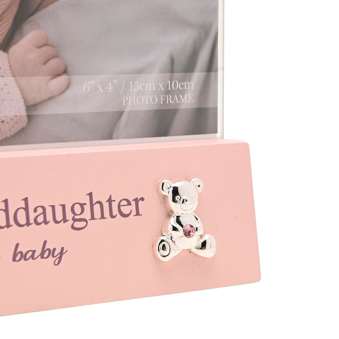Bambino Block Frame 6" x 4" - 1st Granddaughter