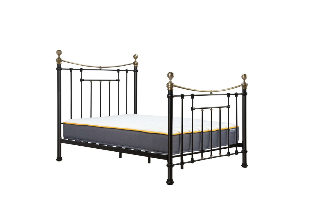 Bronte Victorian Style Bed with Sprung Slatted Base for Enhanced Comfort