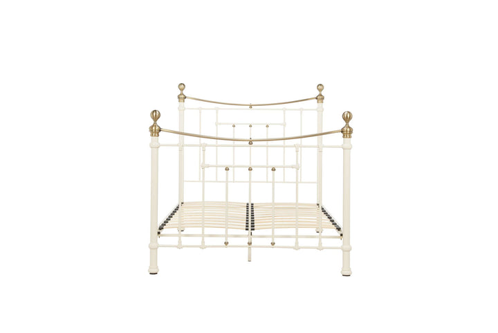 Bronte Victorian Style Bed with Sprung Slatted Base for Enhanced Comfort