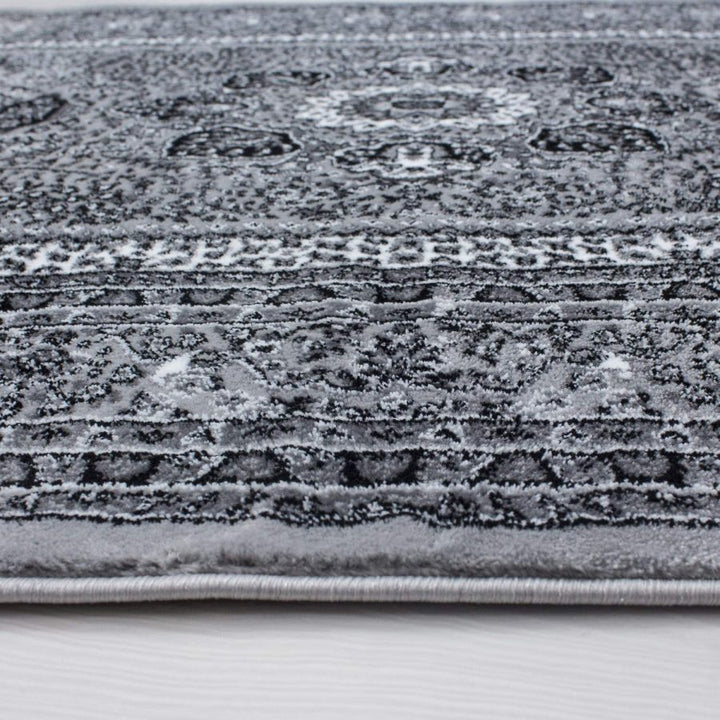 Grey Traditional Rug Vintage Oriental Style - TidySpaces