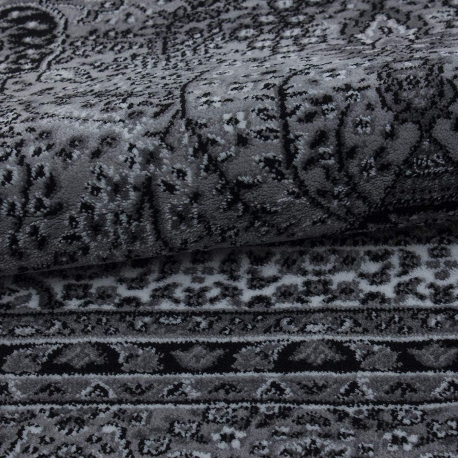 Grey Traditional Rug Vintage Oriental Style - TidySpaces