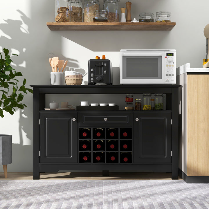 Kitchen Storage Sideboard with Removable Wine Rack and Drawer - TidySpaces