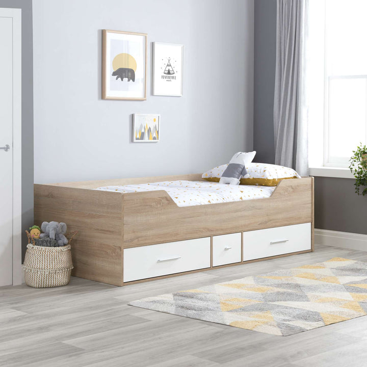 Camden Cabin Bed with Three Internal Drawers for Space-Saving Storage