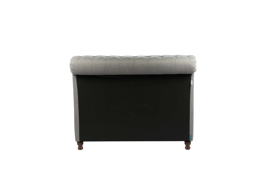 Castello Side Ottoman Bed with Gas Lift Mechanism for Flexible Storage Solutions