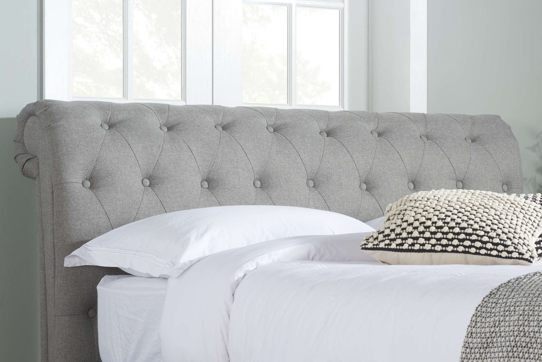 Castello Side Ottoman Bed with Gas Lift Mechanism for Flexible Storage Solutions