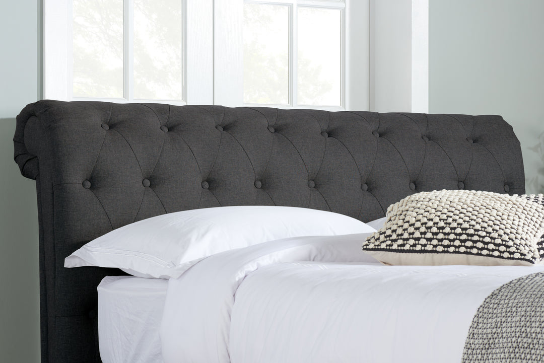 Castello Side Ottoman Bed with Gas Lift Mechanism for Flexible Storage Solutions