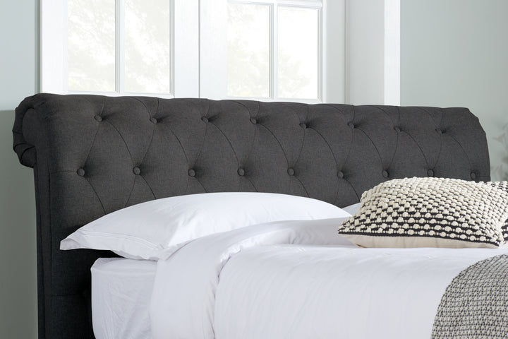 Castello Side Ottoman Bed with Gas Lift Mechanism for Flexible Storage Solutions