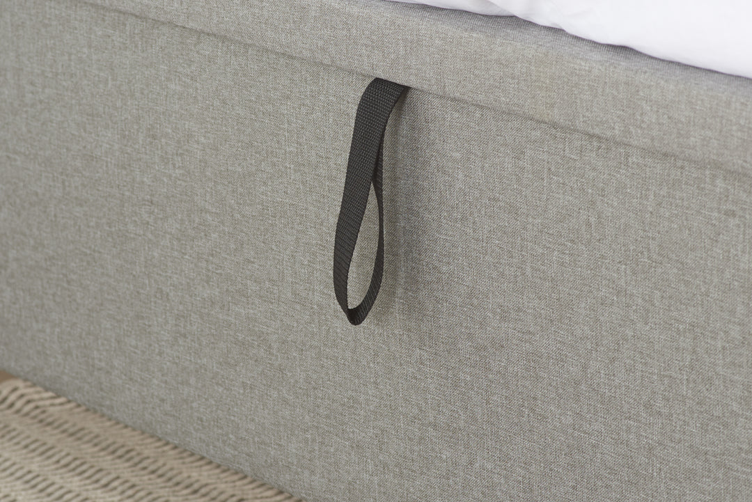 Castello Side Ottoman Bed with Gas Lift Mechanism for Flexible Storage Solutions