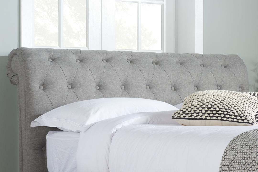 Castello Side Ottoman Bed with Gas Lift Mechanism for Flexible Storage Solutions