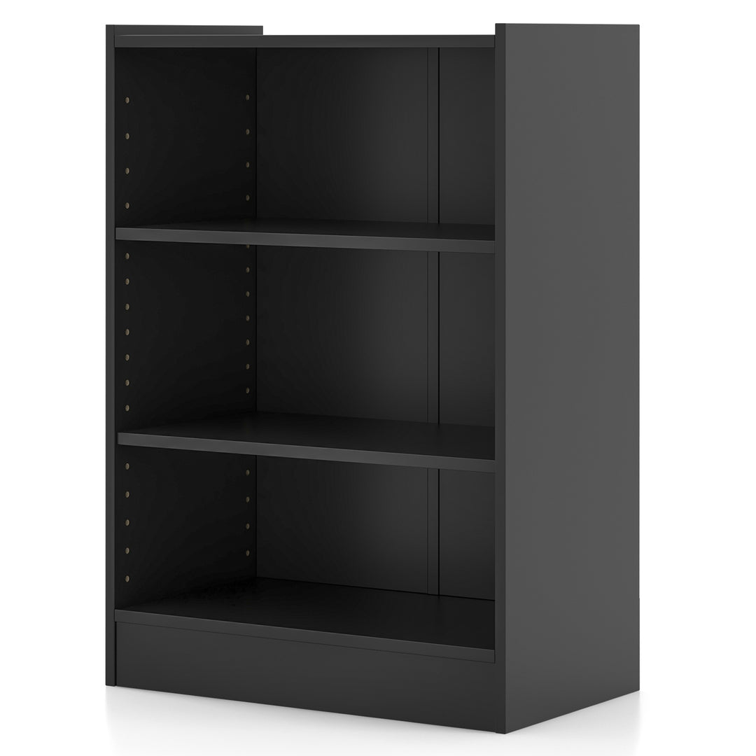 3 Tier Floor Standing Open Bookshelf with Anti toppling Device - TidySpaces