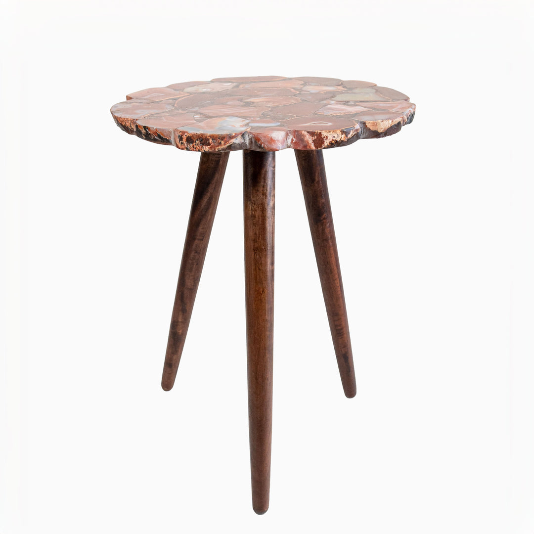 Myra Red Agate End Table