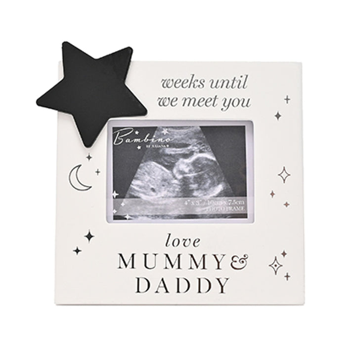 Bambino Countdown Scan Frame - Mummy &amp; Daddy