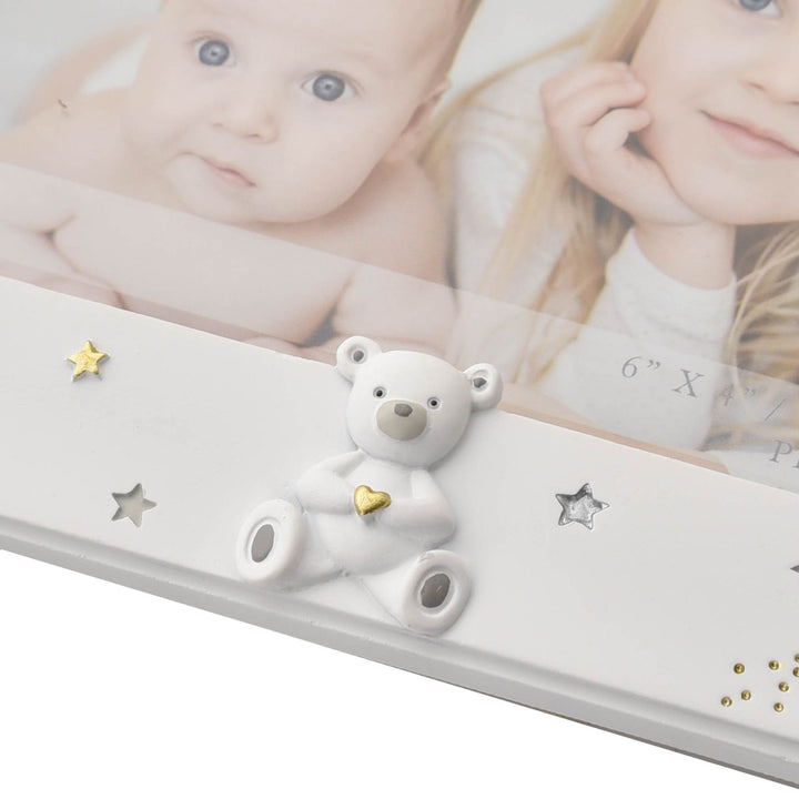 Bambino Resin Me &amp; My Sister Photo Frame 6" x 4"
