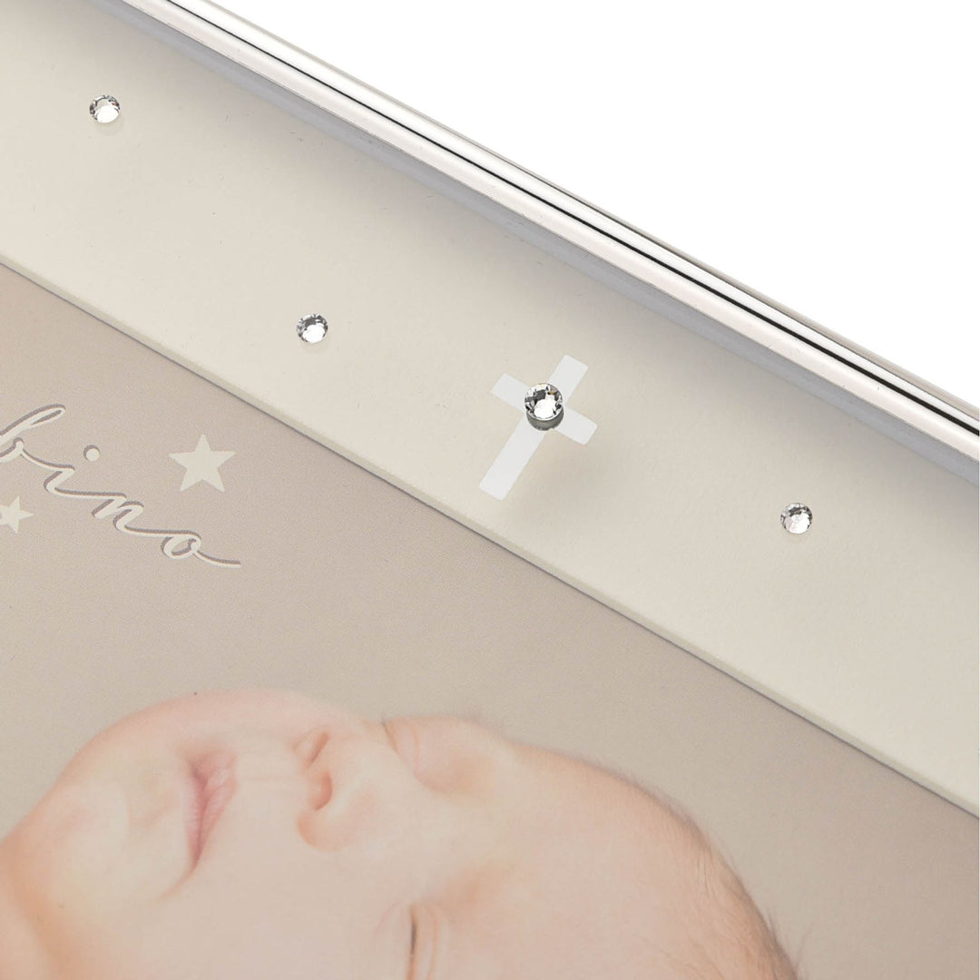 Bambino Silver Plated Photo Frame - Christening 7" x 5"