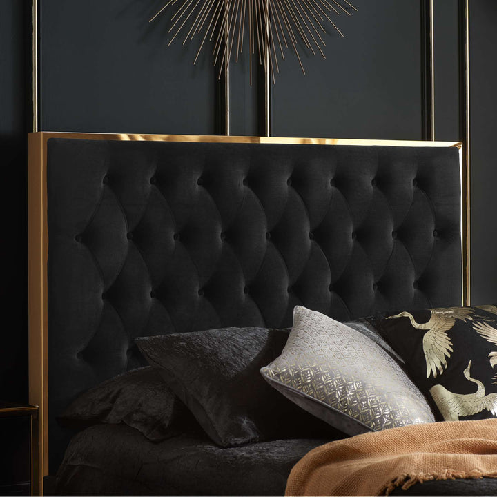 Luxury Chelsea Bed with Gold Trimmings for a Contemporary Bedroom Retreat