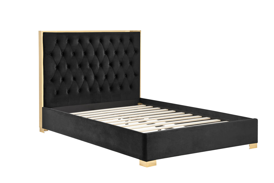 Luxury Chelsea Bed with Gold Trimmings for a Contemporary Bedroom Retreat