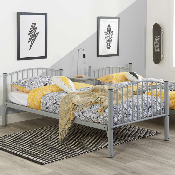 Corfu Bunk Bed with Multi Functional Design and Metallic Finish