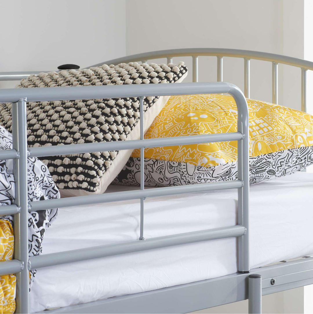 Corfu Bunk Bed with Multi Functional Design and Metallic Finish