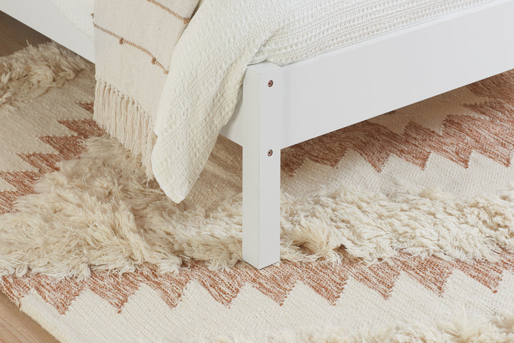 Croxley Rattan Bed with Ornate Headboard for Stylish Home Decor