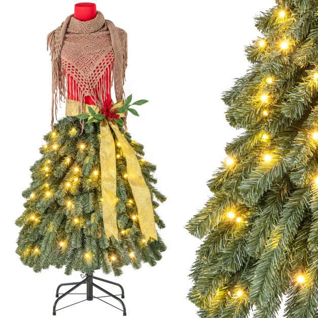 150 CM Artificial Mannequin Dress Form Chrismas Tree with 248 Branch Tips