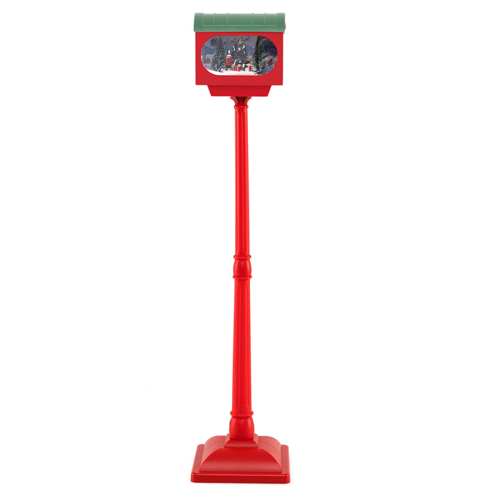 Christmas Sound-activated 150 cm Street Light with Colourful Lights-Red - TidySpaces