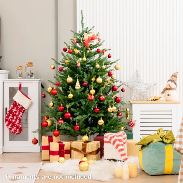 Pre-Lit Christmas Tree with LED Lights and 8 Lighting Modes