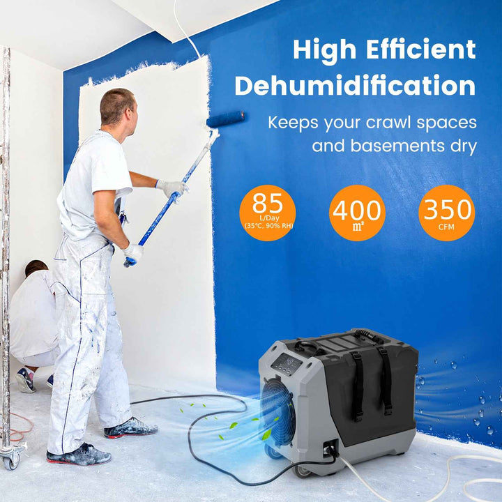 85 L/Day Commercial Dehumidifier with Auto Defrost for Efficient Moisture Control