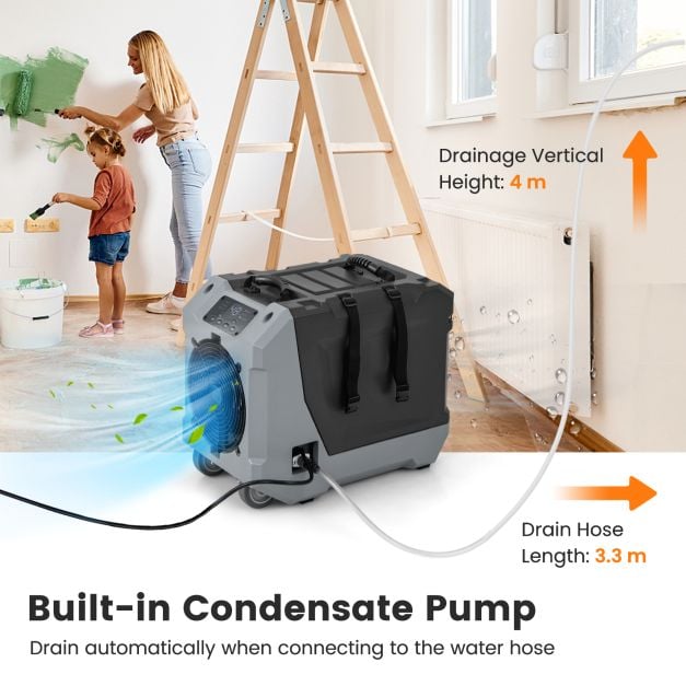 85 L/Day Commercial Dehumidifier with Auto Defrost for Efficient Moisture Control