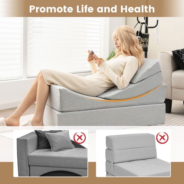 Convertible Folding Sofa Bed with High density Foam