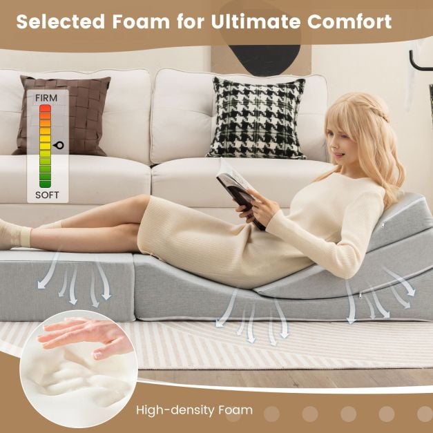 Convertible Folding Sofa Bed with High density Foam