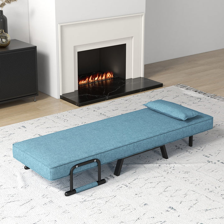 Convertible Sofa Bed 4 in 1 with 6 Position Adjustable Backrest