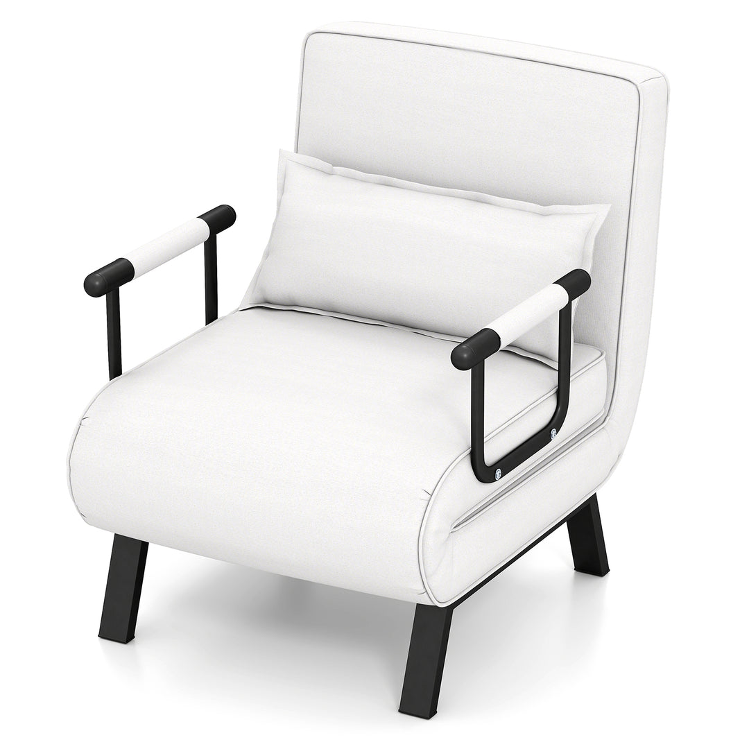 Convertible Sofa Bed 4 in 1 with 6 Position Adjustable Backrest