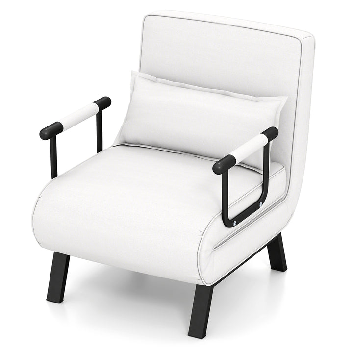 Convertible Sofa Bed 4 in 1 with 6 Position Adjustable Backrest