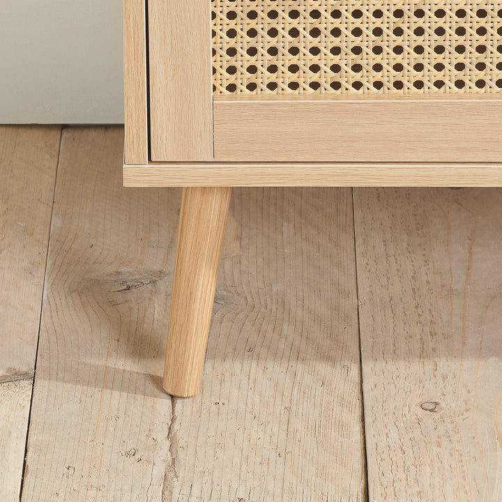 Croxley 5 Drawer Rattan Chest Stylish Storage for Modern Homes