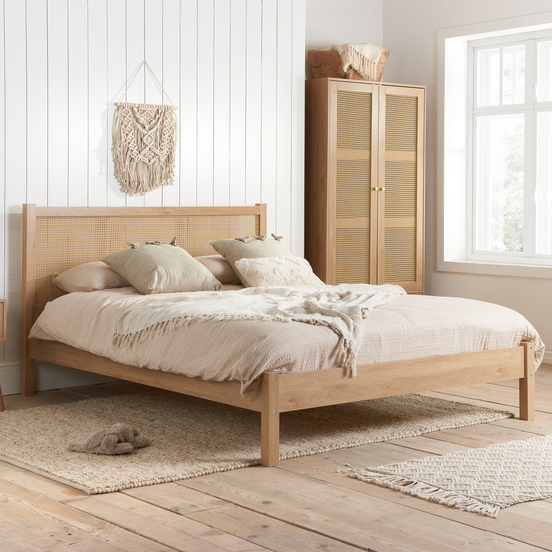 Croxley 5 Drawer Rattan Chest Stylish Storage for Modern Homes