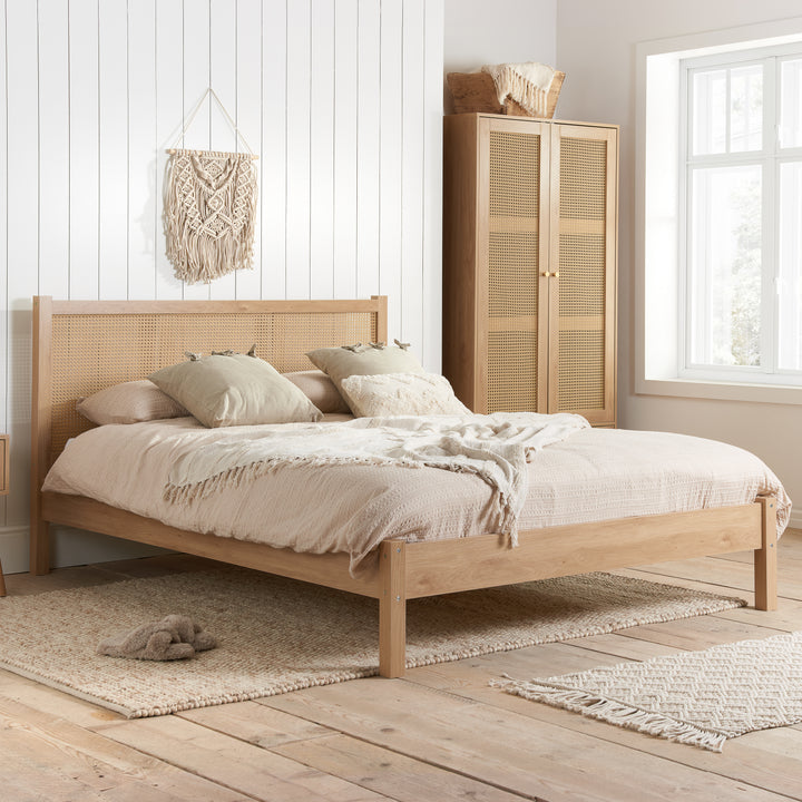 Croxley 5 Drawer Rattan Chest Stylish Storage for Modern Homes