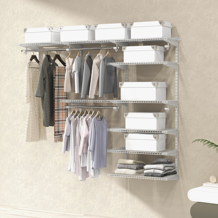 Custom Closet Organizer System Kit with Shelves - TidySpaces