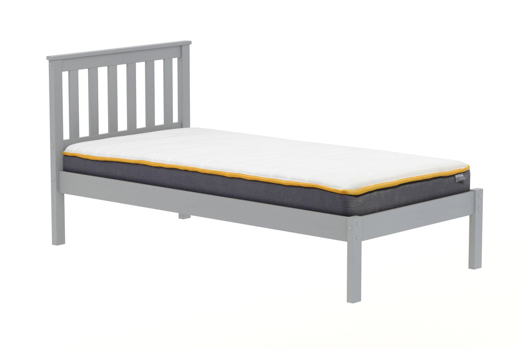 Denver Shaker Style Bed with Solid Pine Frame and Slatted Base for Firm Support