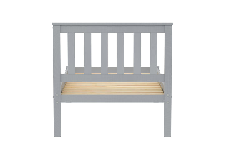 Denver Shaker Style Bed with Solid Pine Frame and Slatted Base for Firm Support