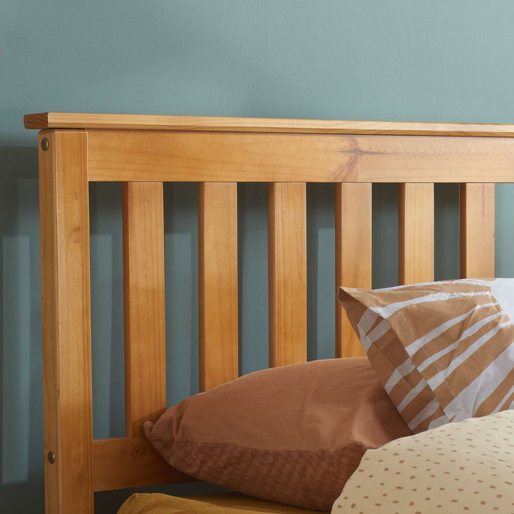 Denver Shaker Style Bed with Solid Pine Frame and Slatted Base for Firm Support