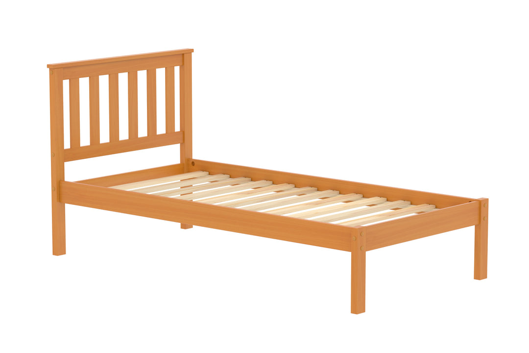 Denver Shaker Style Bed with Solid Pine Frame and Slatted Base for Firm Support