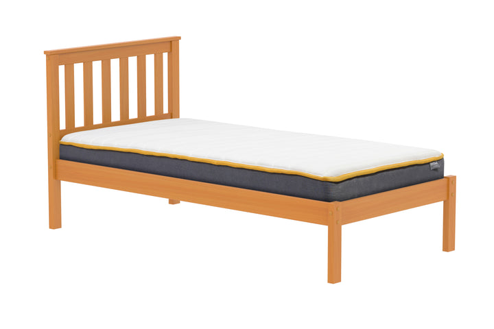 Denver Shaker Style Bed with Solid Pine Frame and Slatted Base for Firm Support