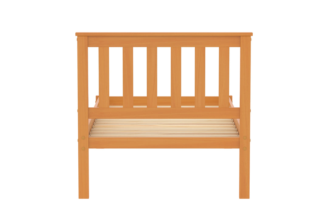 Denver Shaker Style Bed with Solid Pine Frame and Slatted Base for Firm Support
