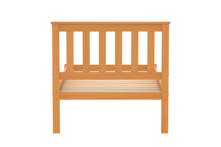 Denver Shaker Style Bed with Solid Pine Frame and Slatted Base for Firm Support