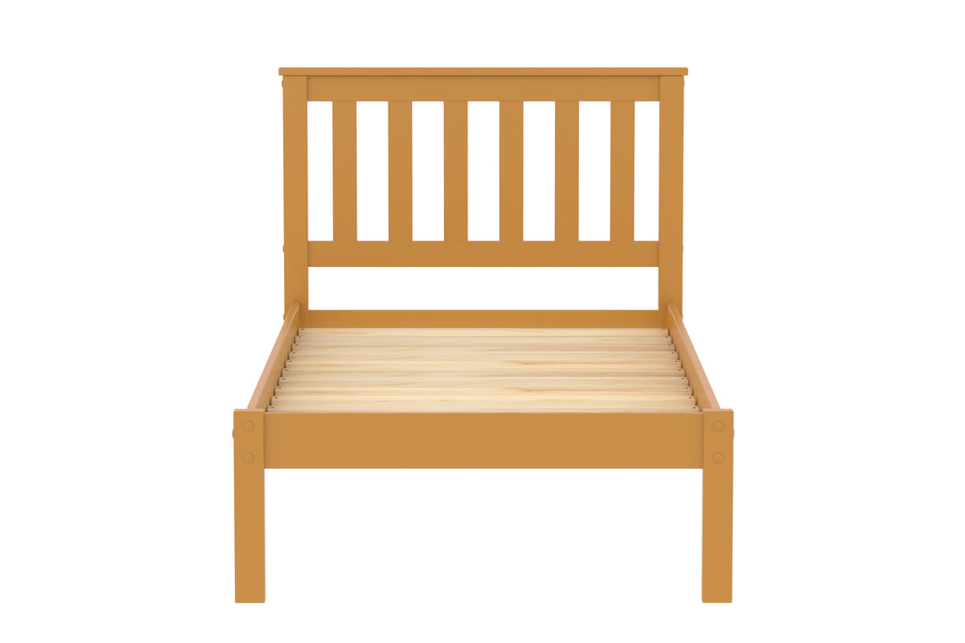 Denver Shaker Style Bed with Solid Pine Frame and Slatted Base for Firm Support