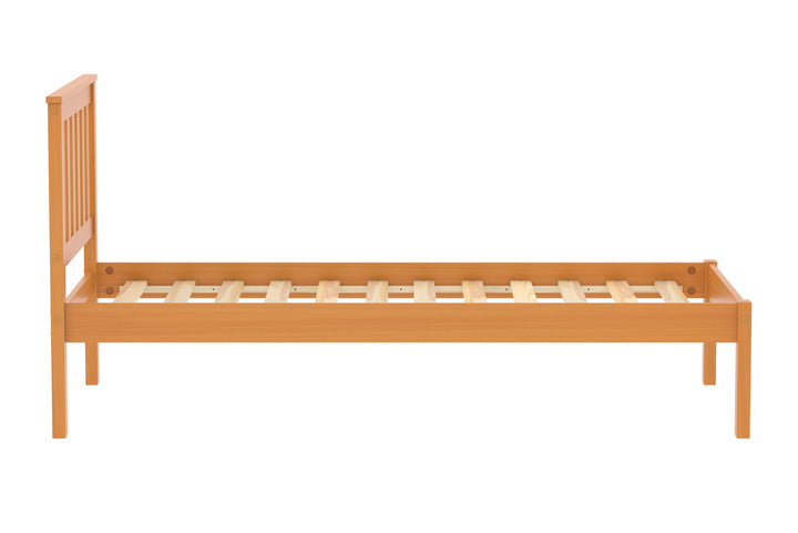 Denver Shaker Style Bed with Solid Pine Frame and Slatted Base for Firm Support