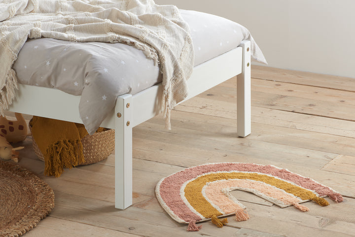 Denver Shaker Style Bed with Solid Pine Frame and Slatted Base for Firm Support