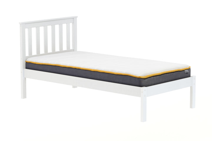 Denver Shaker Style Bed with Solid Pine Frame and Slatted Base for Firm Support