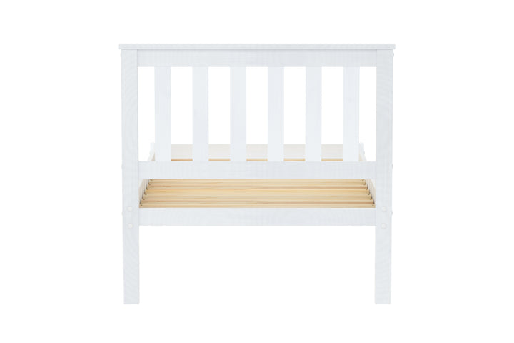 Denver Shaker Style Bed with Solid Pine Frame and Slatted Base for Firm Support